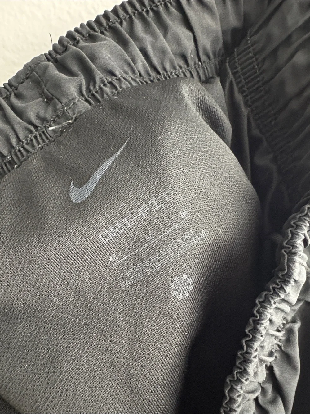 Woman’s Nike Black Athletic Running Shorts with Reflective Swoosh